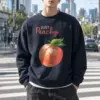 "Just Peachy" Heavy Blend Unisex Crewneck Sweatshirt | Gildan 18000