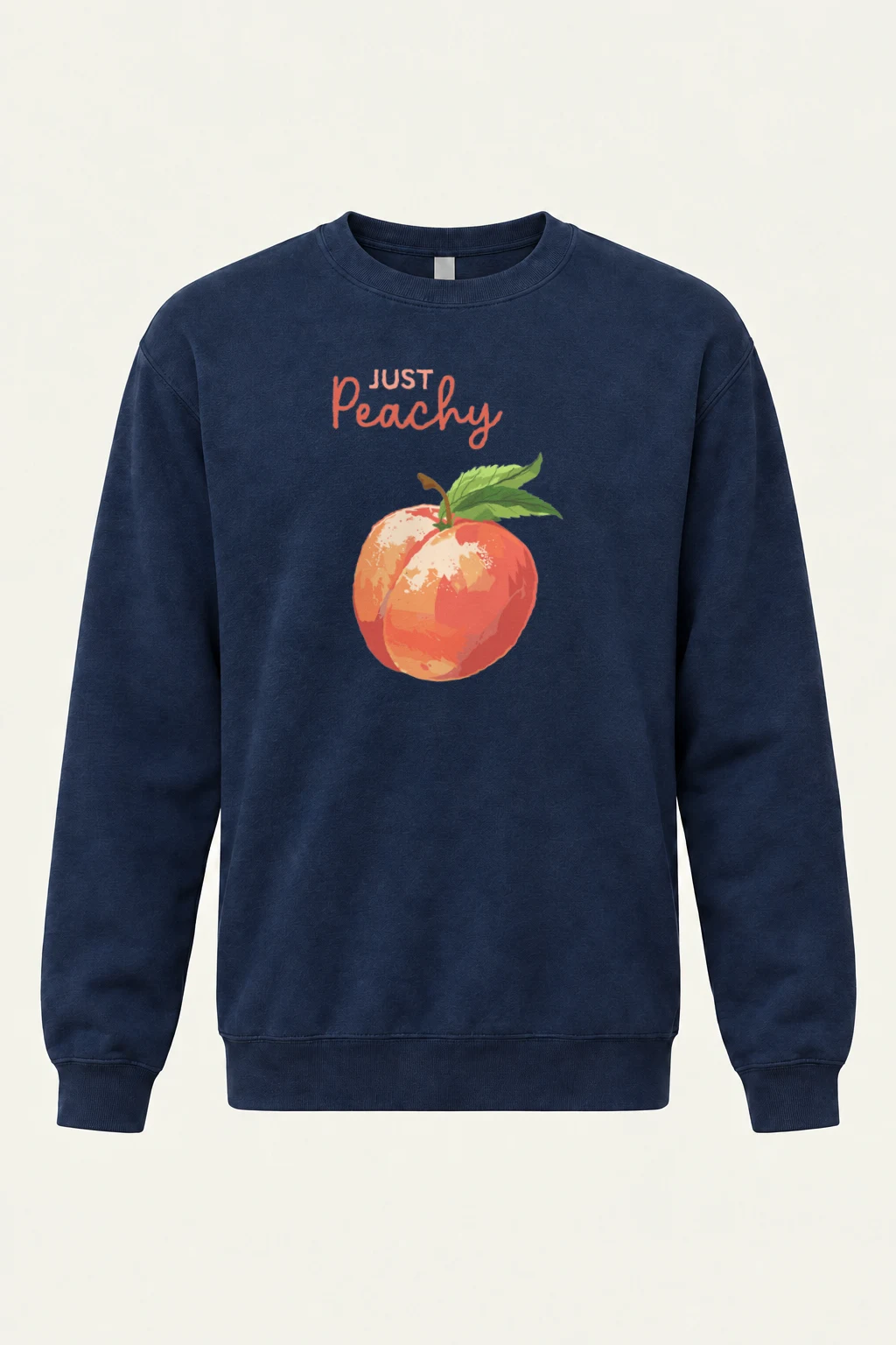 "Just Peachy" Heavy Blend Unisex Crewneck Sweatshirt | Gildan 18000