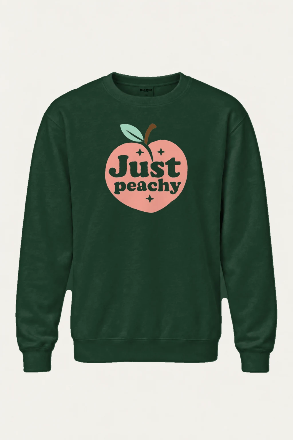 "Just Peachy" Heavy Blend Unisex Crewneck Sweatshirt | Gildan 18000