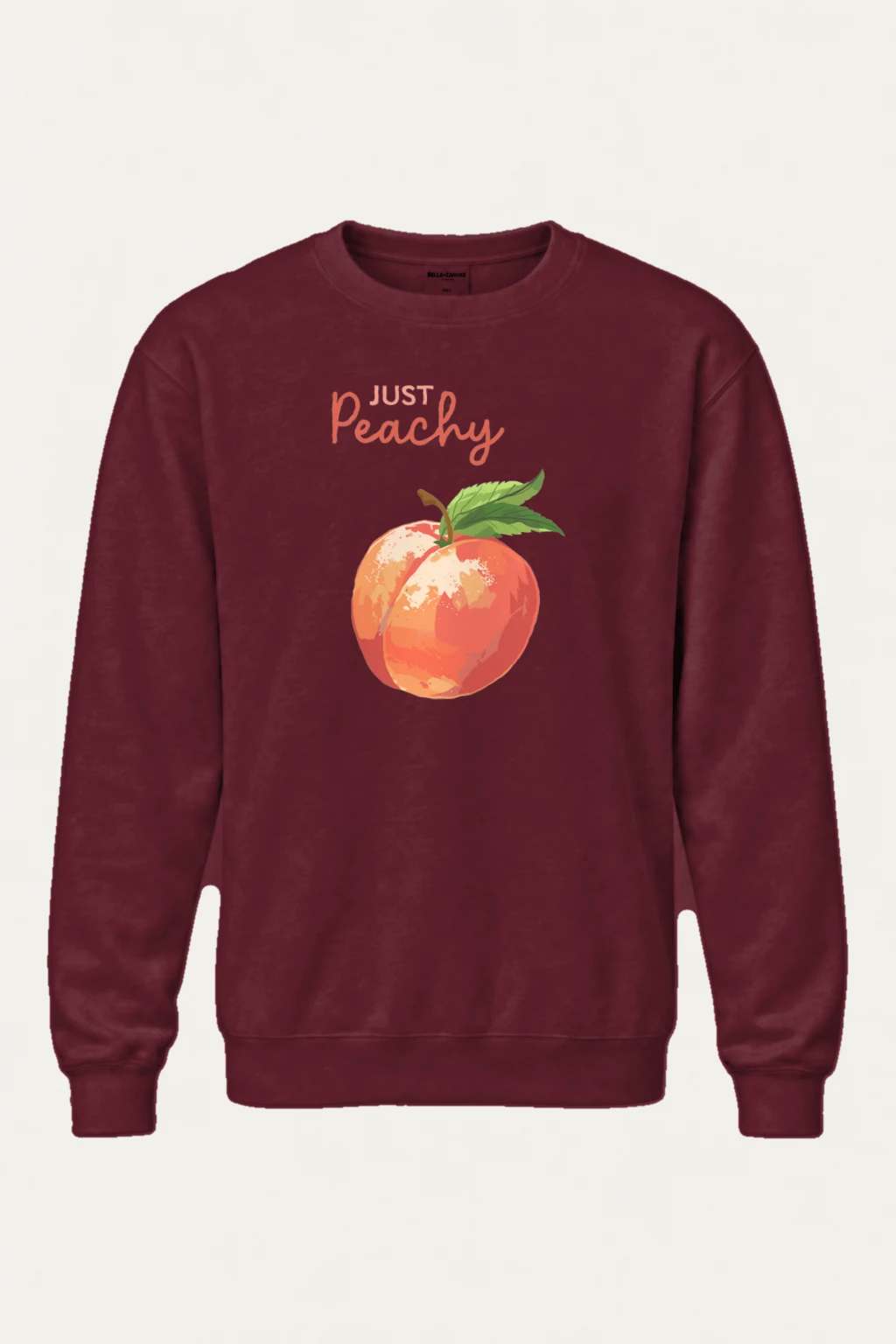 "Just Peachy" Heavy Blend Unisex Crewneck Sweatshirt | Gildan 18000