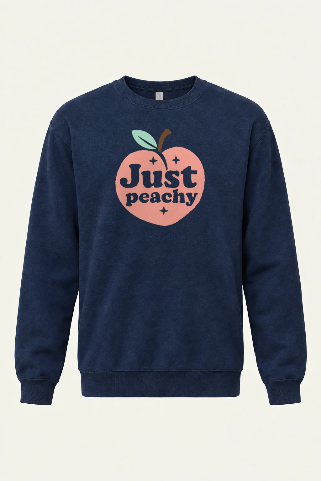 "Just Peachy" Heavy Blend Unisex Crewneck Sweatshirt | Gildan 18000