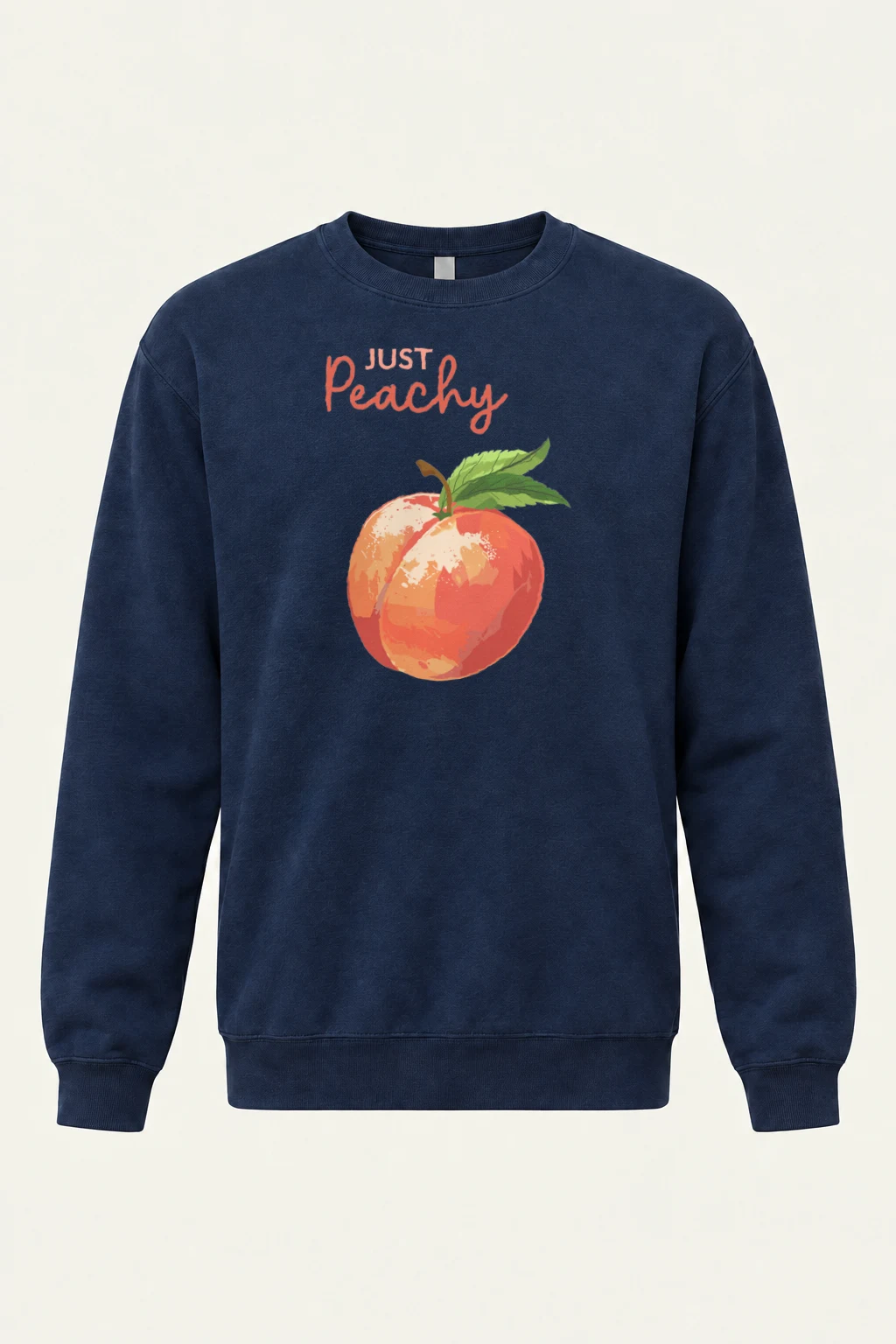 "Just Peachy" Heavy Blend Unisex Crewneck Sweatshirt | Gildan 18000