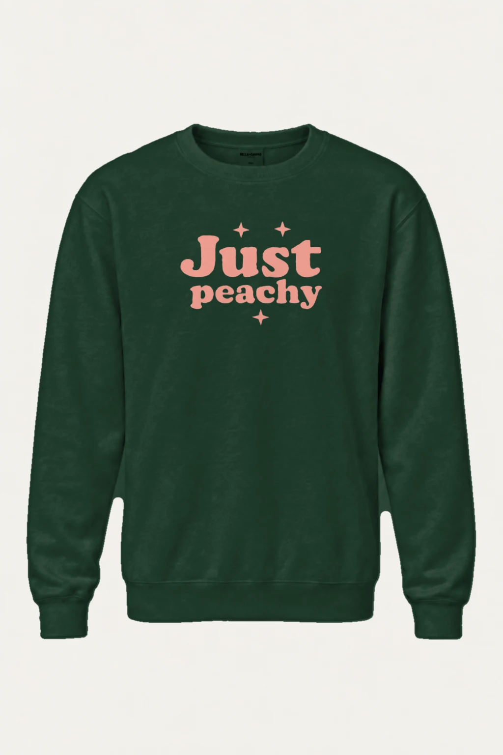 "Just Peachy" Heavy Blend Unisex Crewneck Sweatshirt | Gildan 18000
