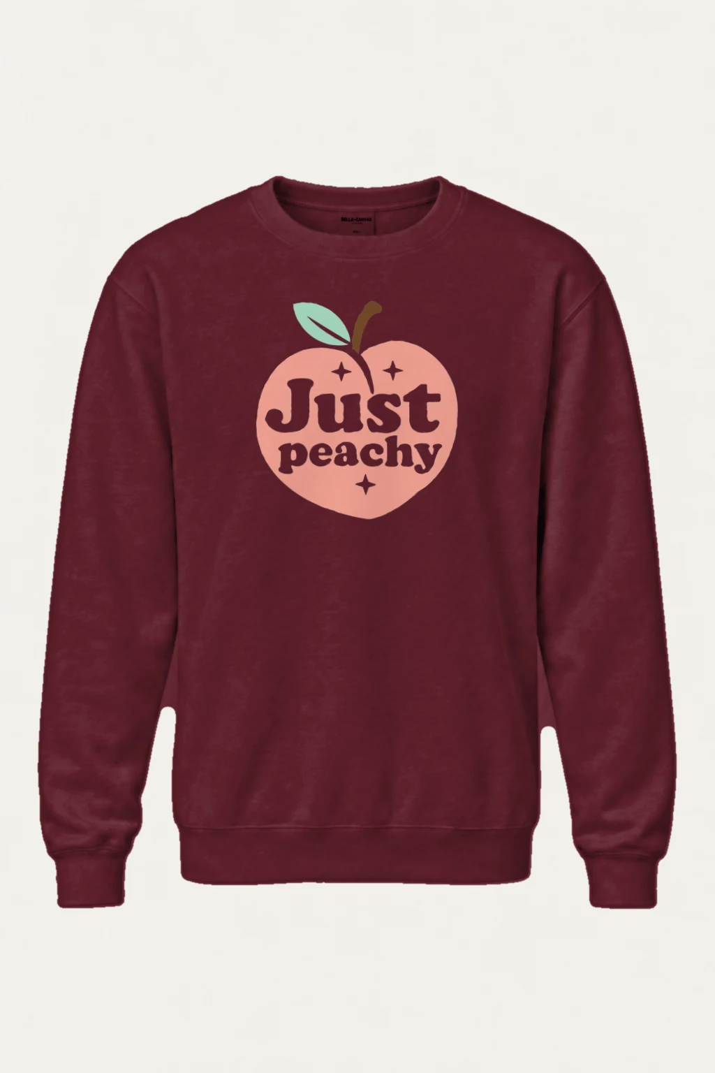 "Just Peachy" Heavy Blend Unisex Crewneck Sweatshirt | Gildan 18000