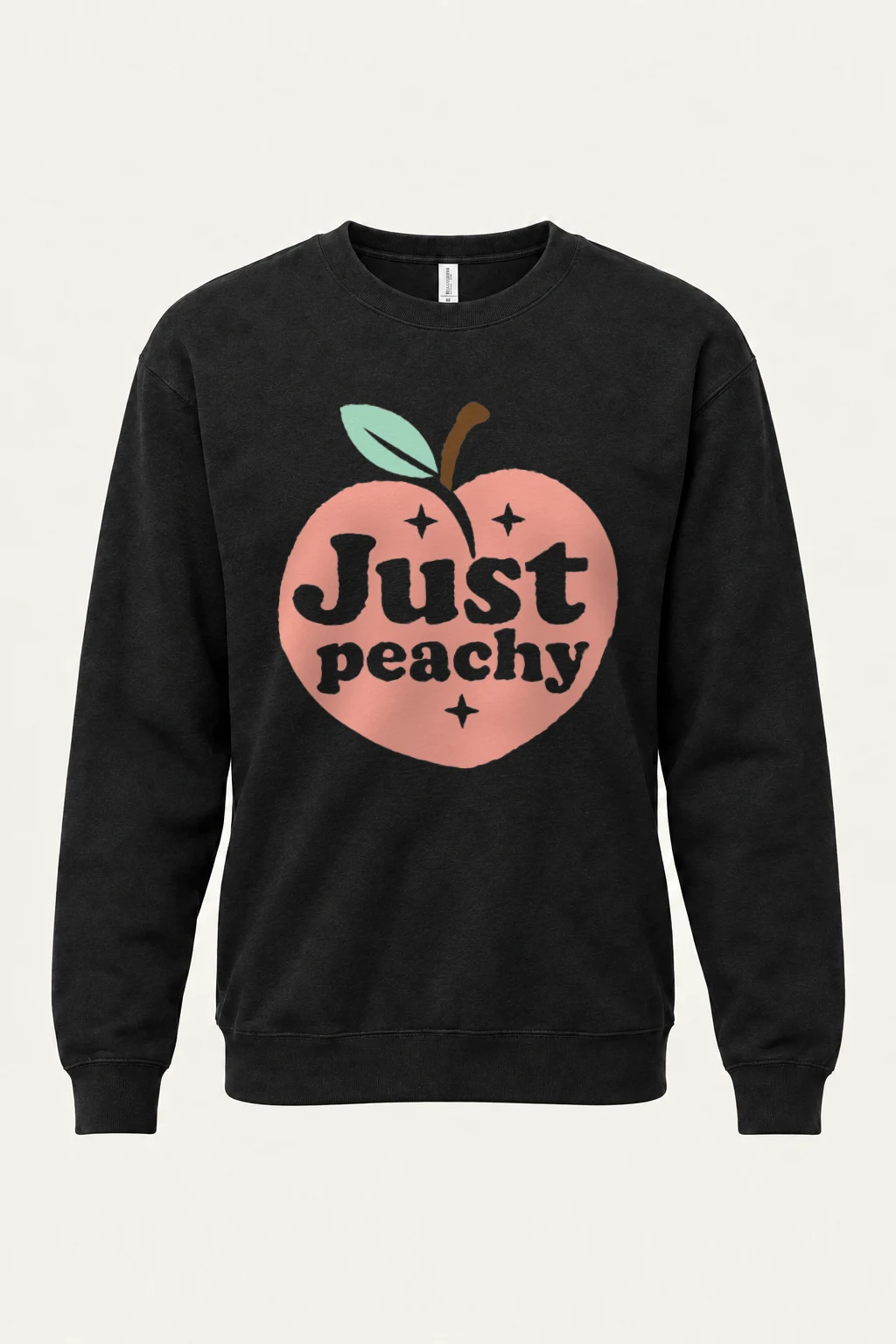 "Just Peachy" Heavy Blend Unisex Crewneck Sweatshirt | Gildan 18000