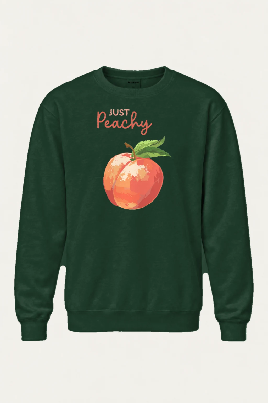 "Just Peachy" Heavy Blend Unisex Crewneck Sweatshirt | Gildan 18000