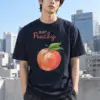 "Just Peachy" Heavyweight Unisex Crewneck T-shirt | Gildan 5000