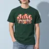 "Peach Ribbon Script" Heavyweight Unisex Crewneck T-shirt