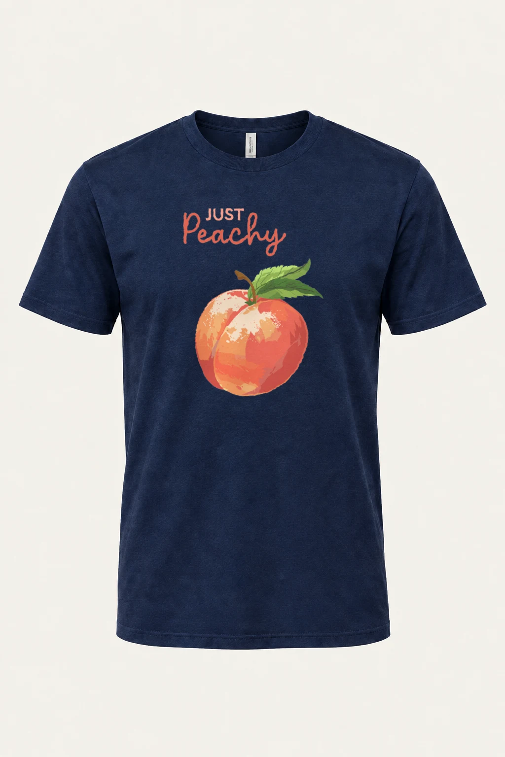 "Just Peachy" Heavyweight Unisex Crewneck T-shirt | Gildan 5000