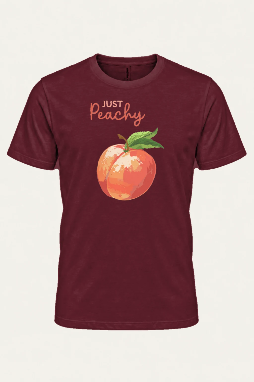 "Just Peachy" Heavyweight Unisex Crewneck T-shirt | Gildan 5000