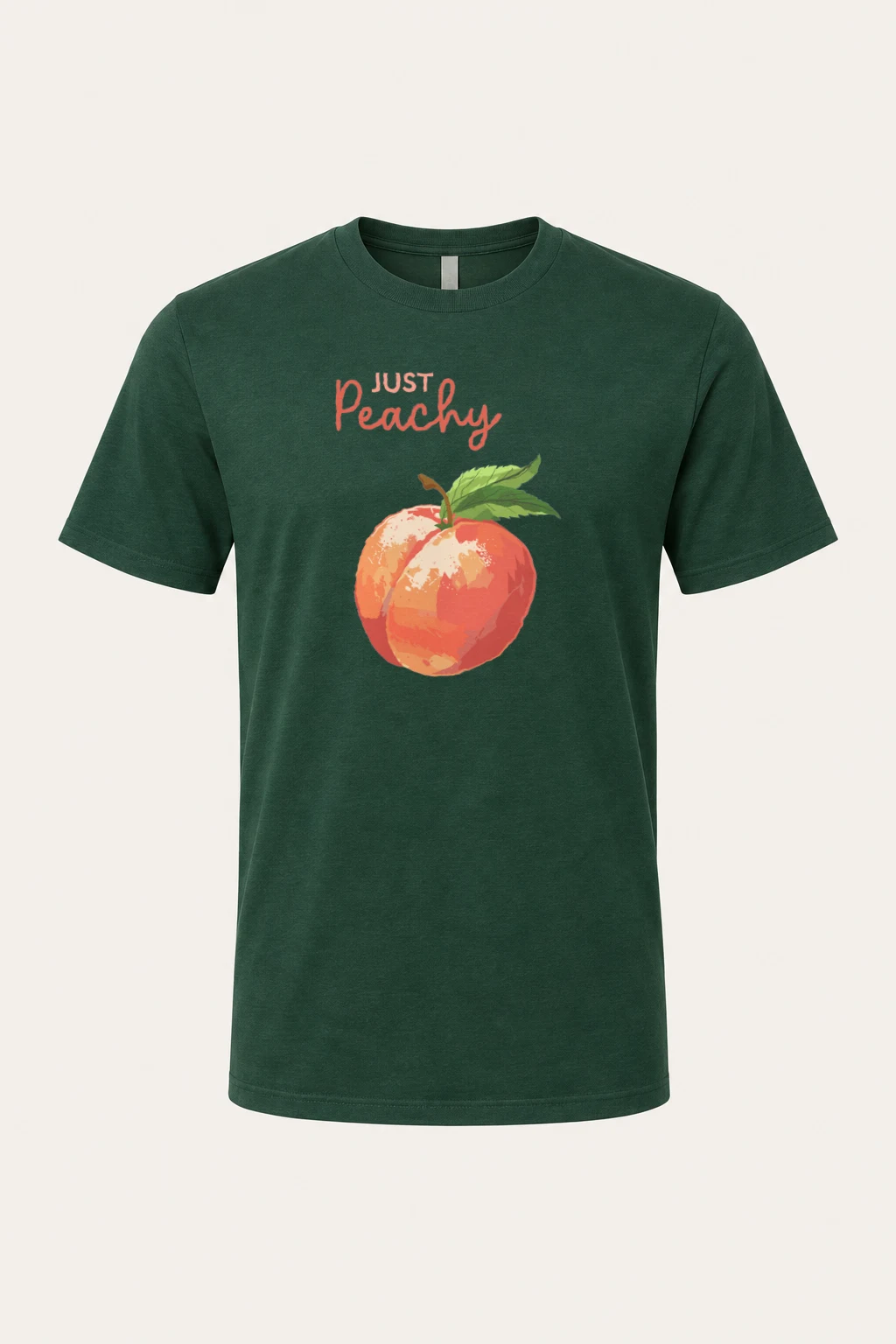"Just Peachy" Heavyweight Unisex Crewneck T-shirt | Gildan 5000