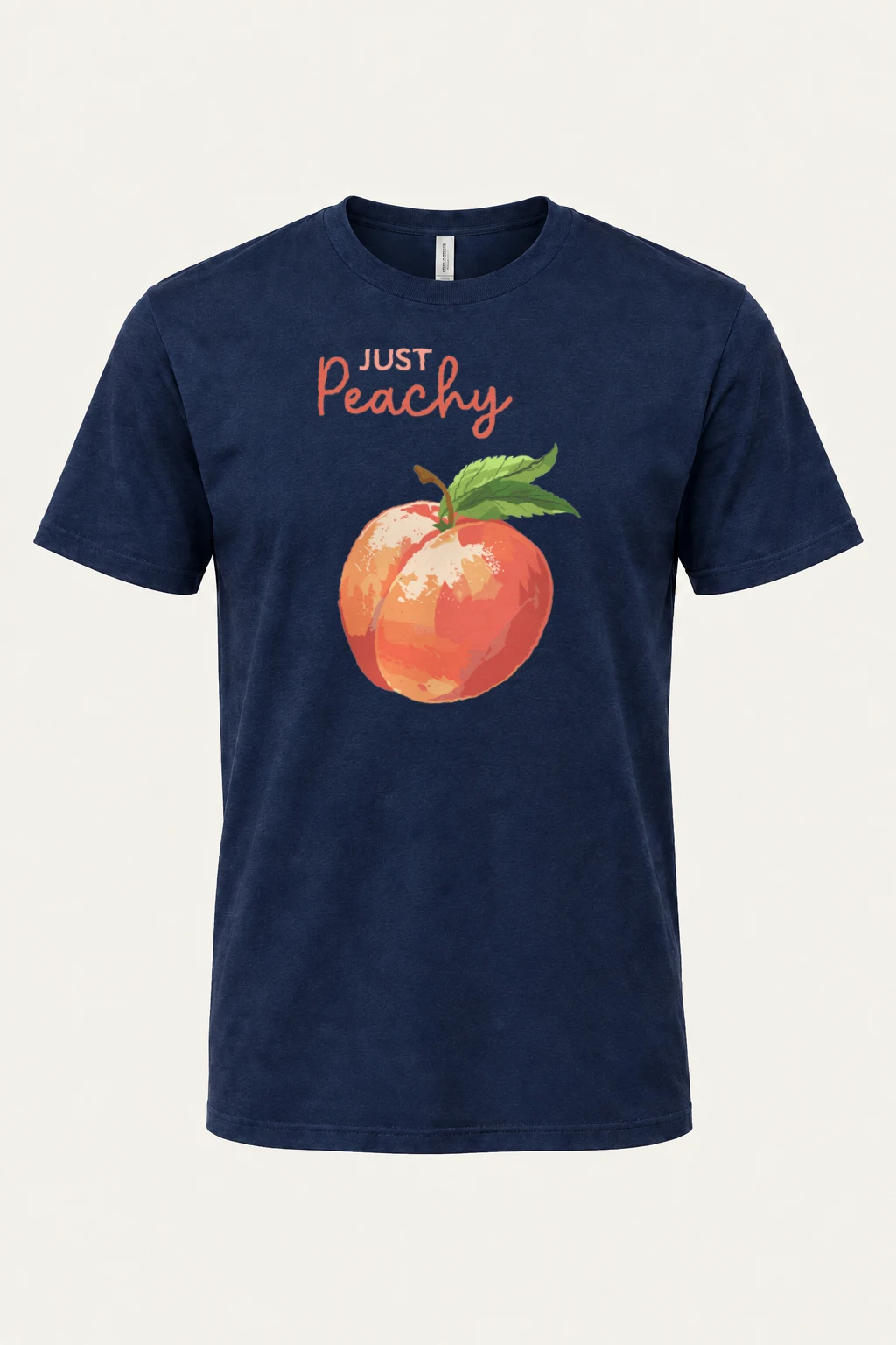 "Just Peachy" Heavyweight Unisex Crewneck T-shirt | Gildan 5000