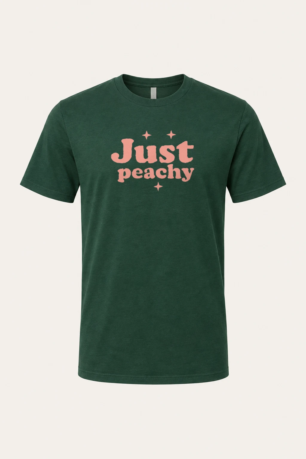 "Just Peachy" Heavyweight Unisex Crewneck T-shirt | Gildan 5000