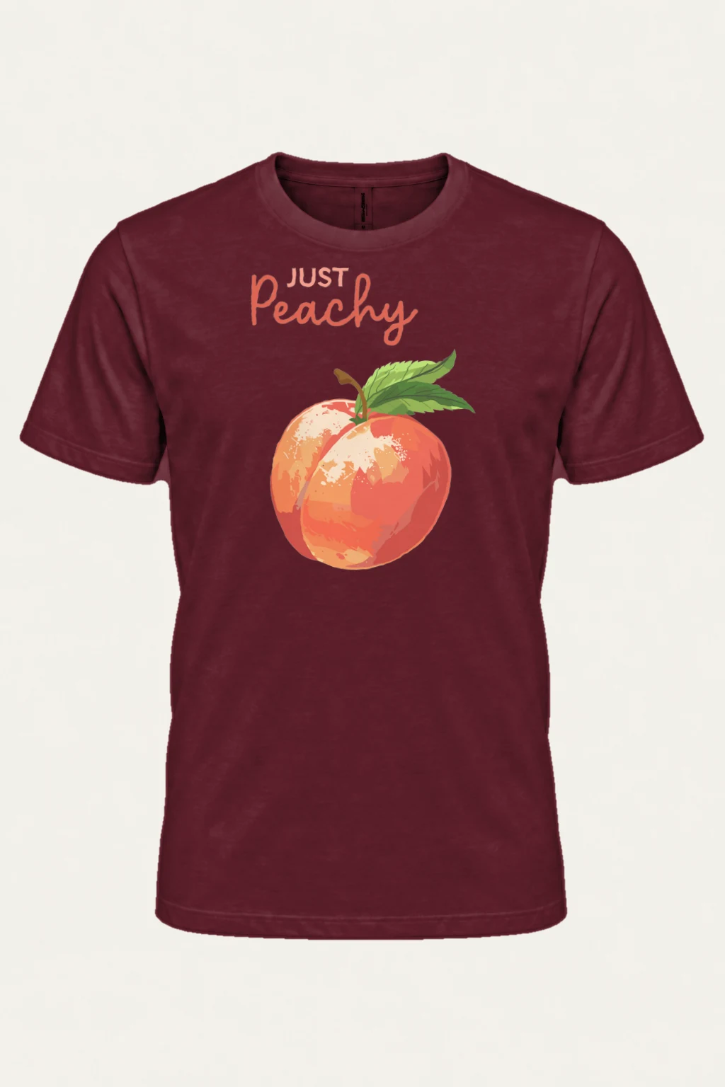 "Just Peachy" Heavyweight Unisex Crewneck T-shirt | Gildan 5000