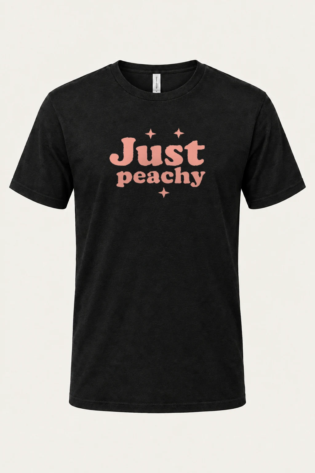 "Just Peachy" Heavyweight Unisex Crewneck T-shirt | Gildan 5000