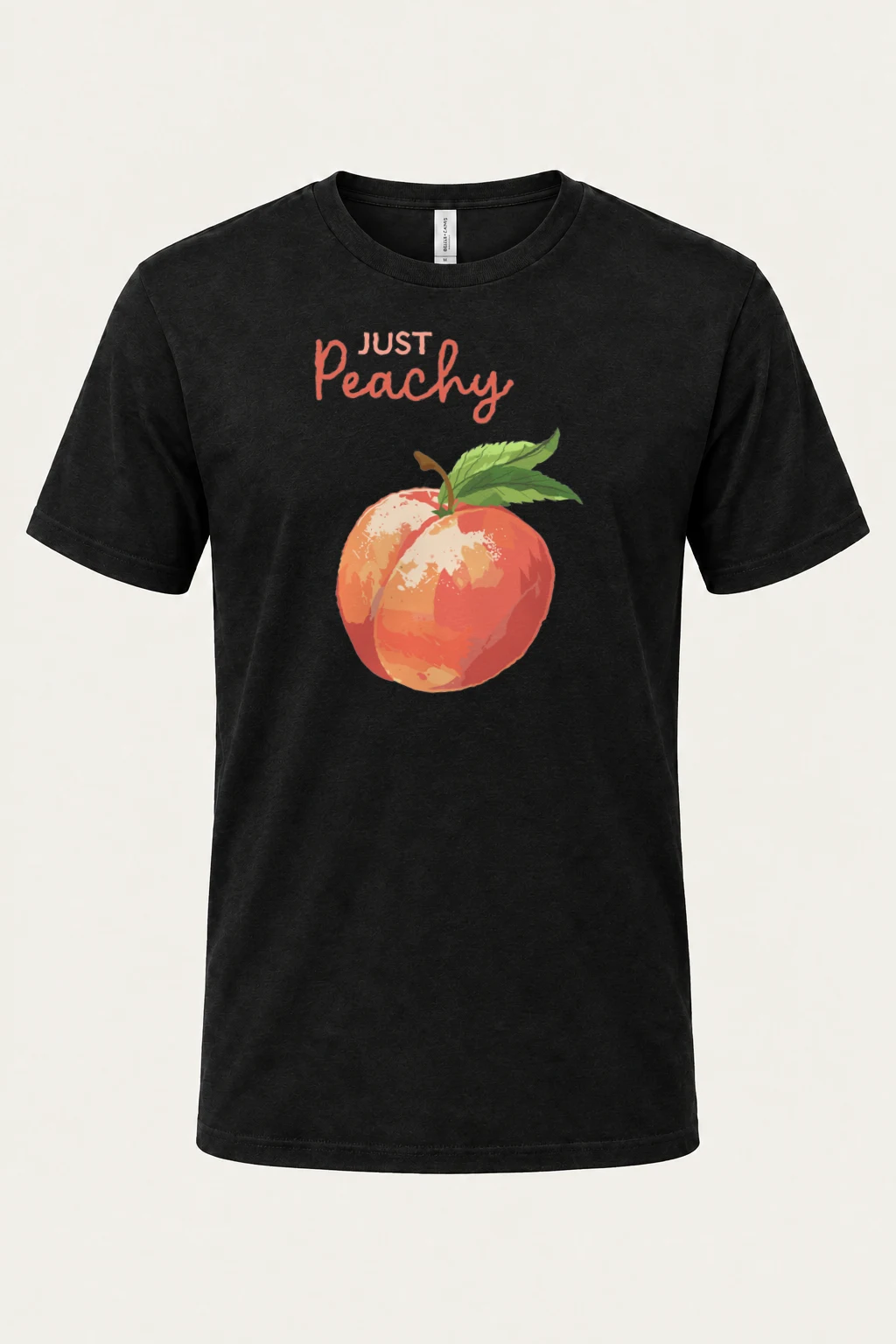 "Just Peachy" Heavyweight Unisex Crewneck T-shirt | Gildan 5000