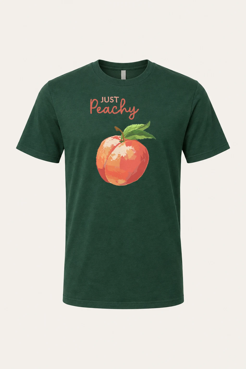 "Just Peachy" Heavyweight Unisex Crewneck T-shirt | Gildan 5000