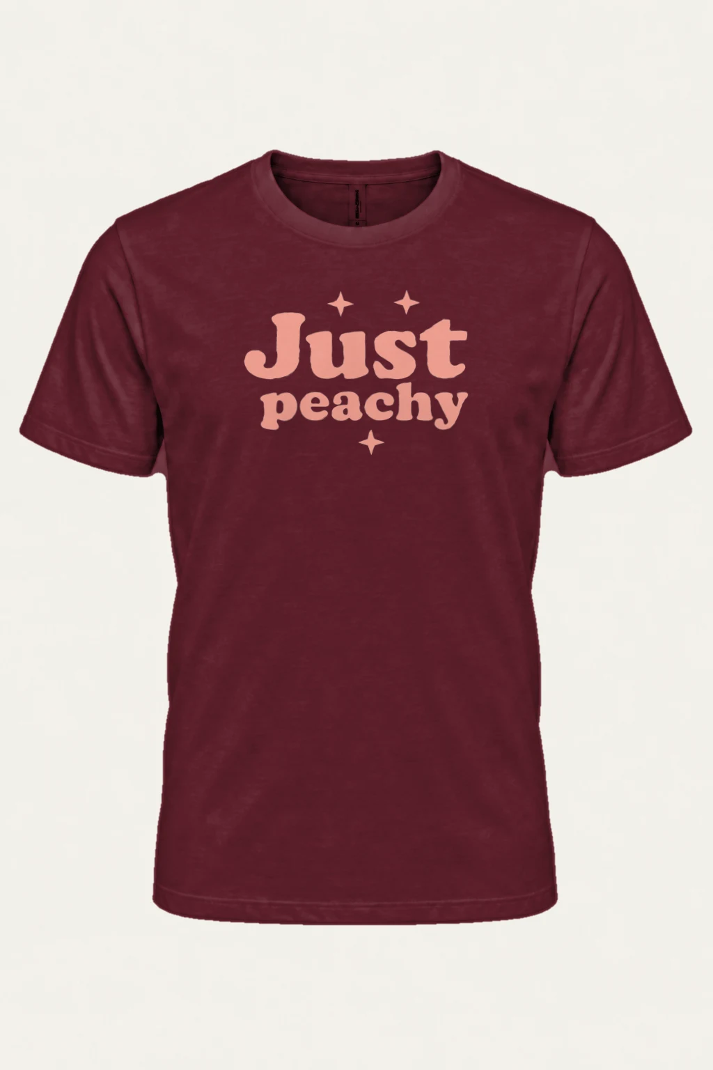 "Just Peachy" Heavyweight Unisex Crewneck T-shirt | Gildan 5000