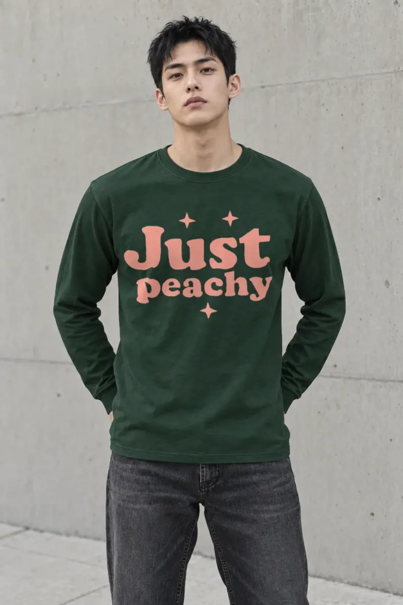 "Just Peachy" Unisex Longsleeve T-shirt