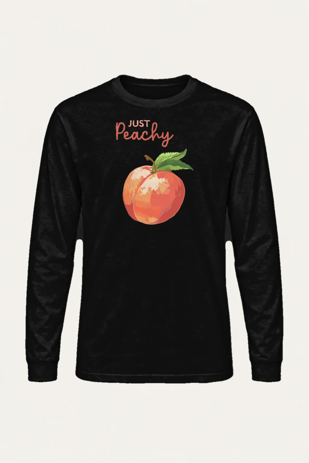 "Just Peachy" Unisex Longsleeve T-shirt | Gildan 2400
