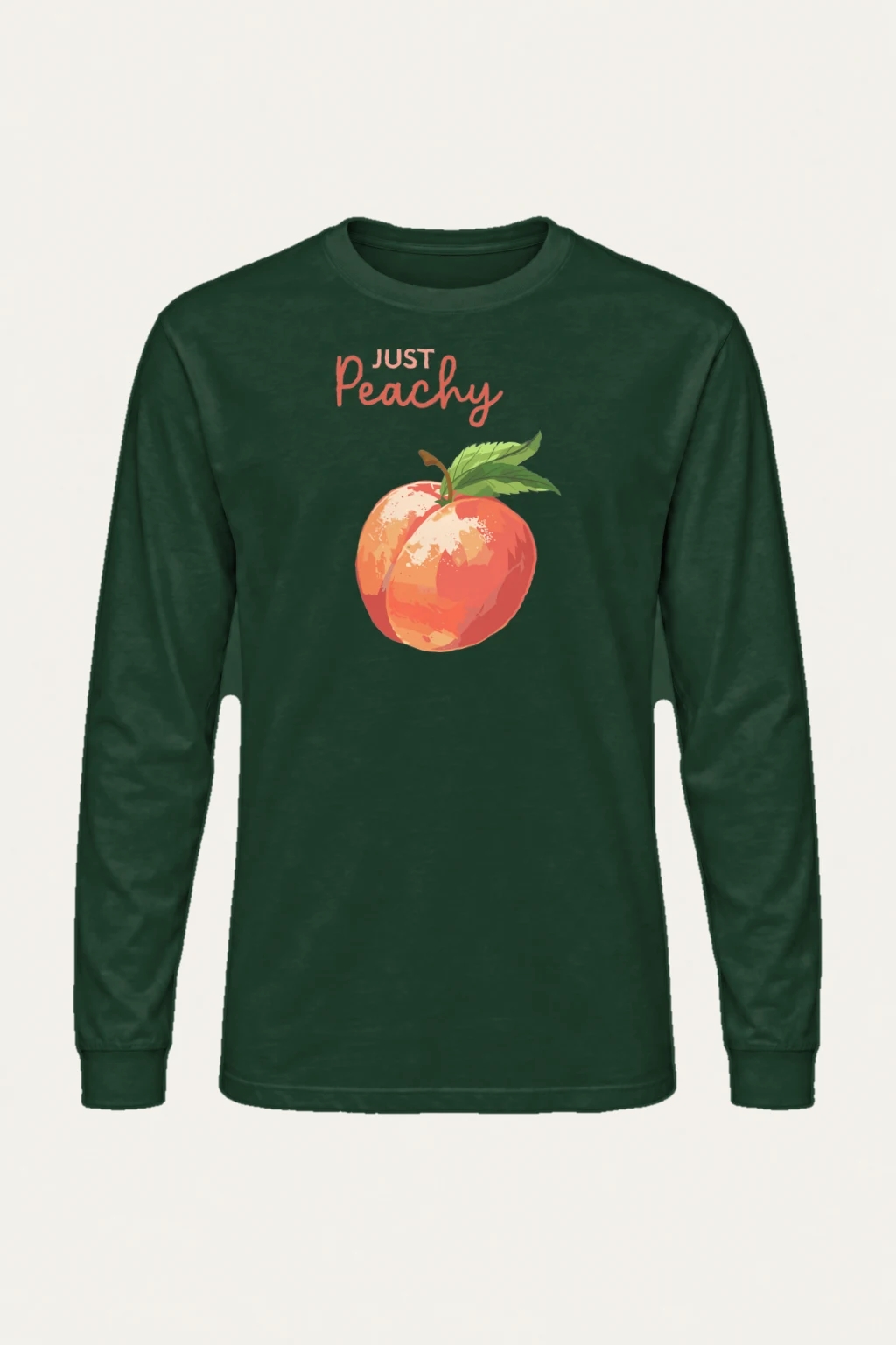 "Just Peachy" Unisex Longsleeve T-shirt | Gildan 2400