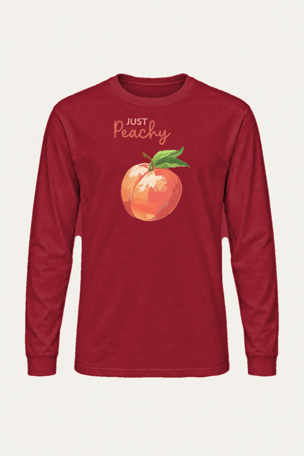 "Just Peachy" Unisex Longsleeve T-shirt | Gildan 2400