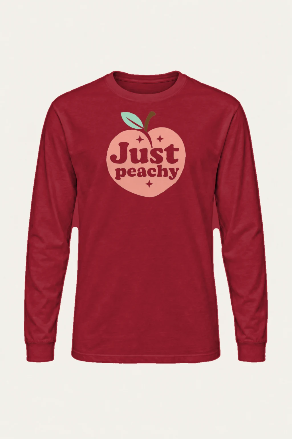 "Just Peachy" Unisex Longsleeve T-shirt | Gildan 2400