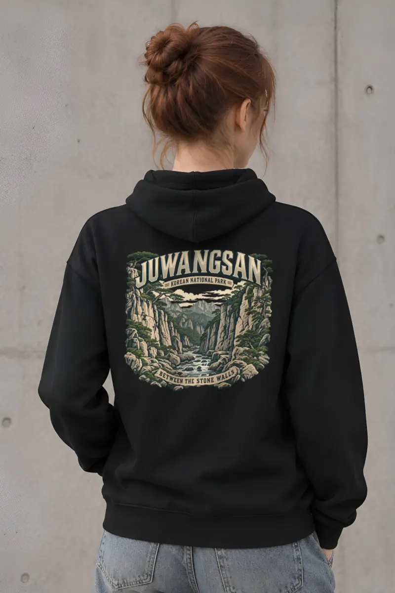 "Juwangsan Korean National Park" Heavy Blend Unisex Pullover Hoodie