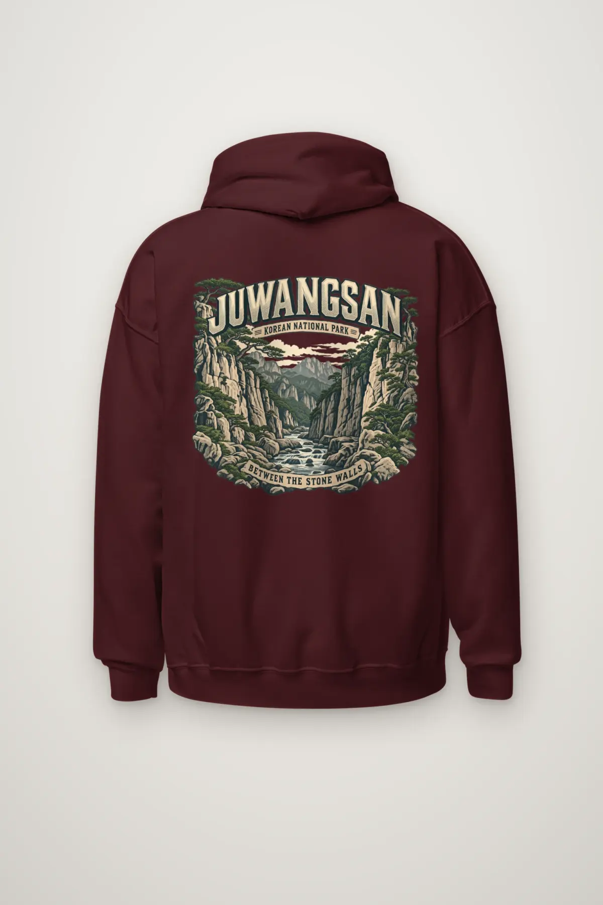 "Juwangsan Korean National Park" Heavy Blend Unisex Pullover Hoodie