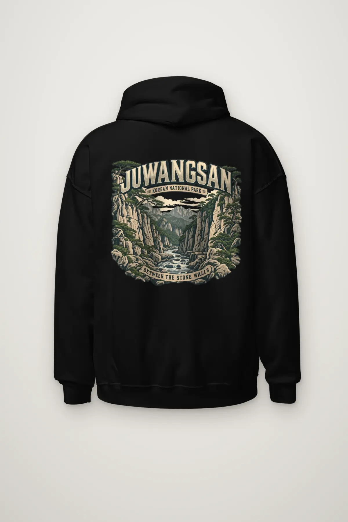 "Juwangsan Korean National Park" Heavy Blend Unisex Pullover Hoodie