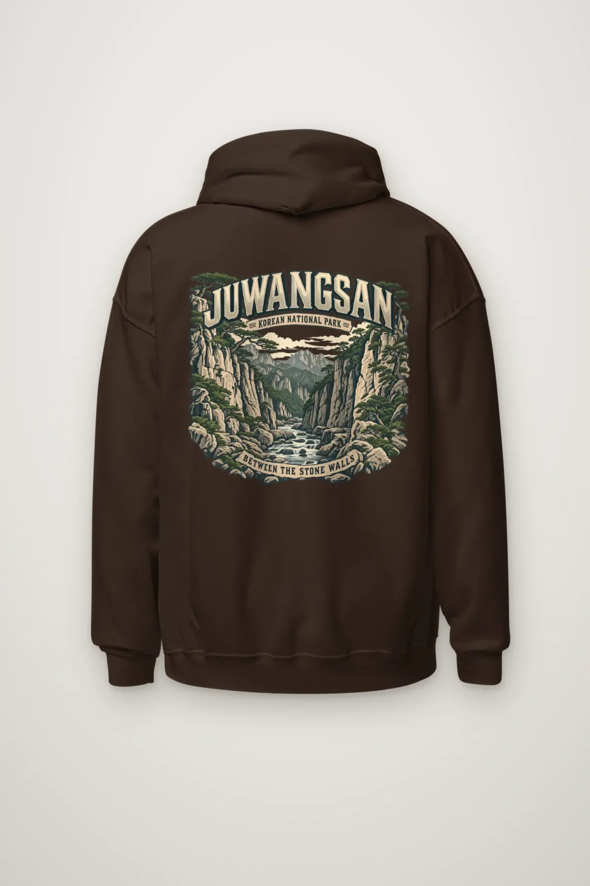 "Juwangsan Korean National Park" Heavy Blend Unisex Pullover Hoodie