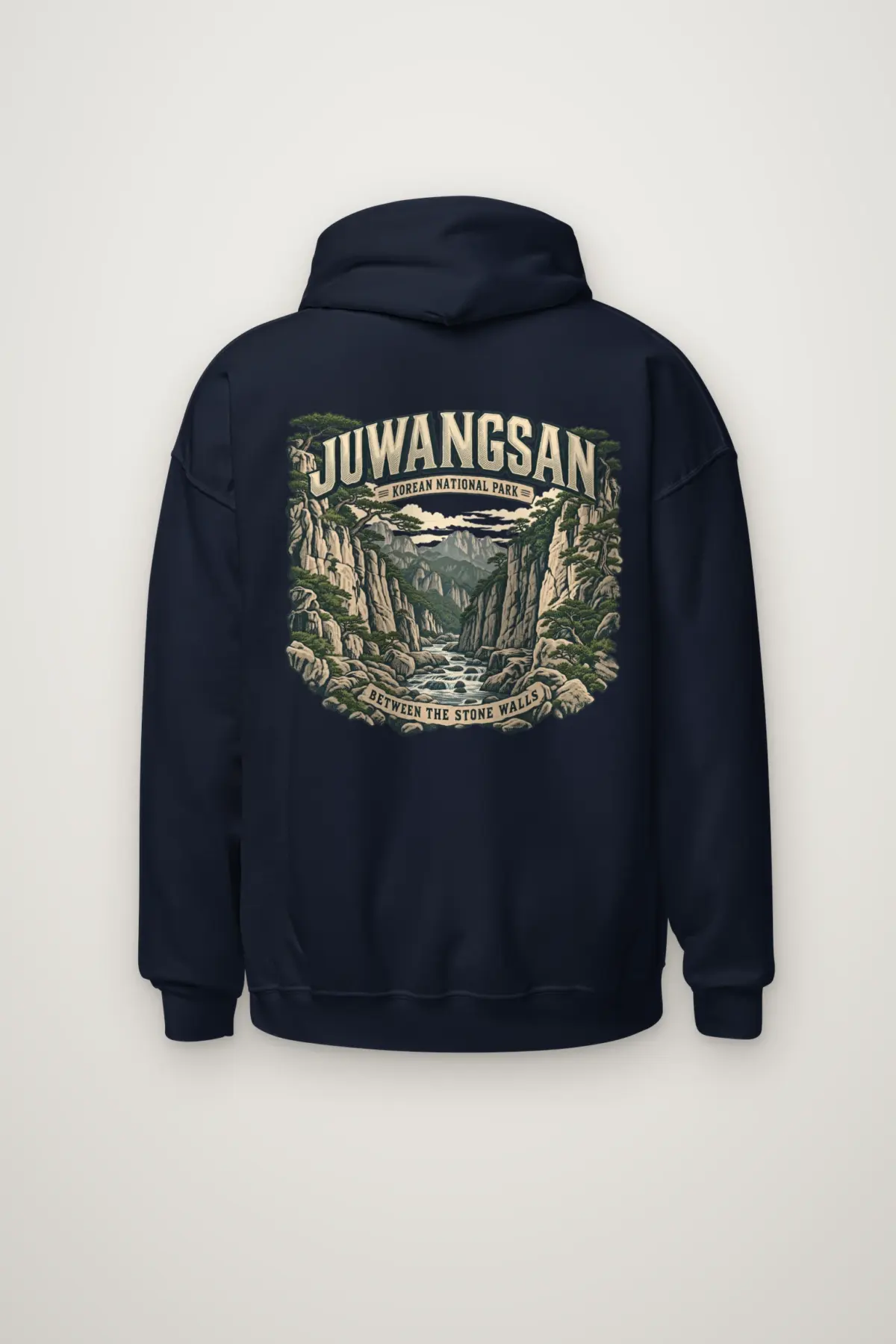 "Juwangsan Korean National Park" Heavy Blend Unisex Pullover Hoodie