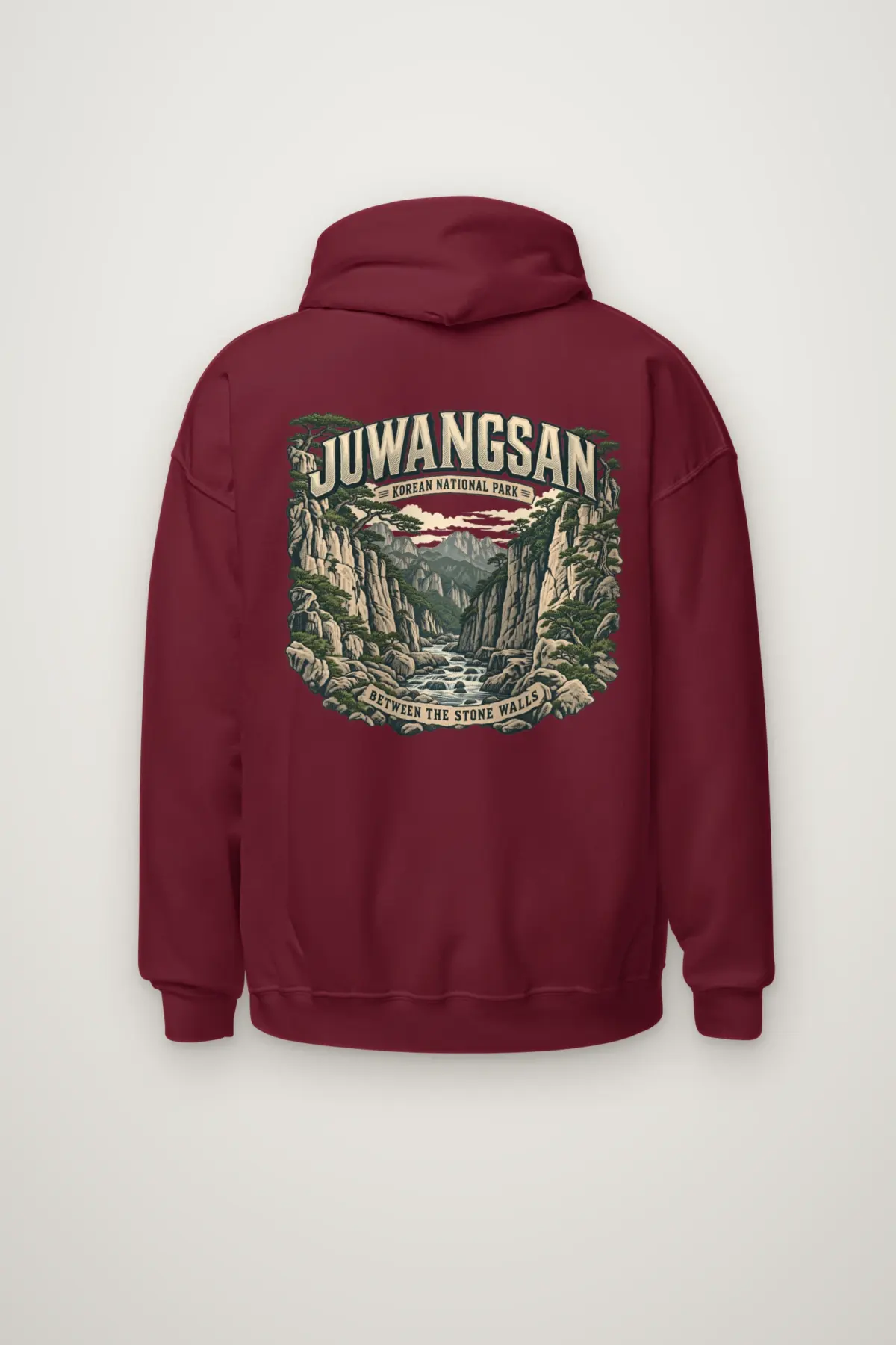 "Juwangsan Korean National Park" Heavy Blend Unisex Pullover Hoodie