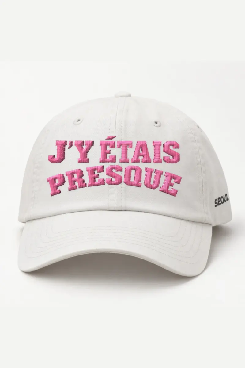 “J’y Étais Presque” Classic Dad Hat · Embroidered