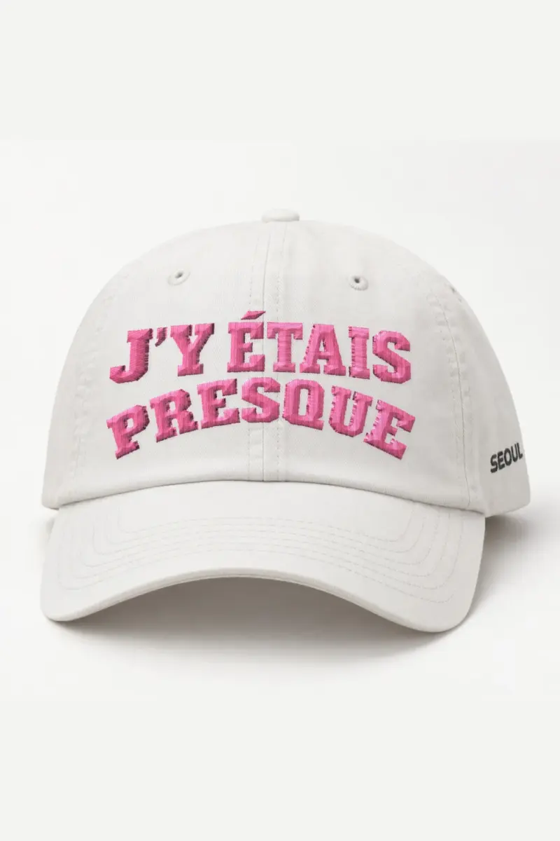 "J’y Étais Presque" Classic Dad Hat · Embroidered