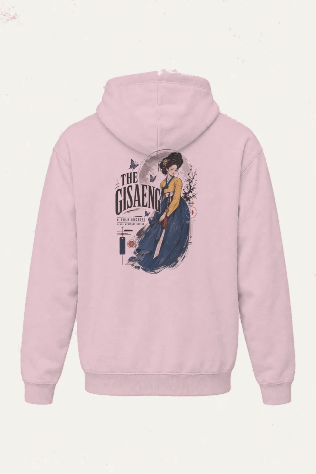 "K-Folk Archive" Heavy Blend Unisex Pullover Hoodie | Gildan 18500
