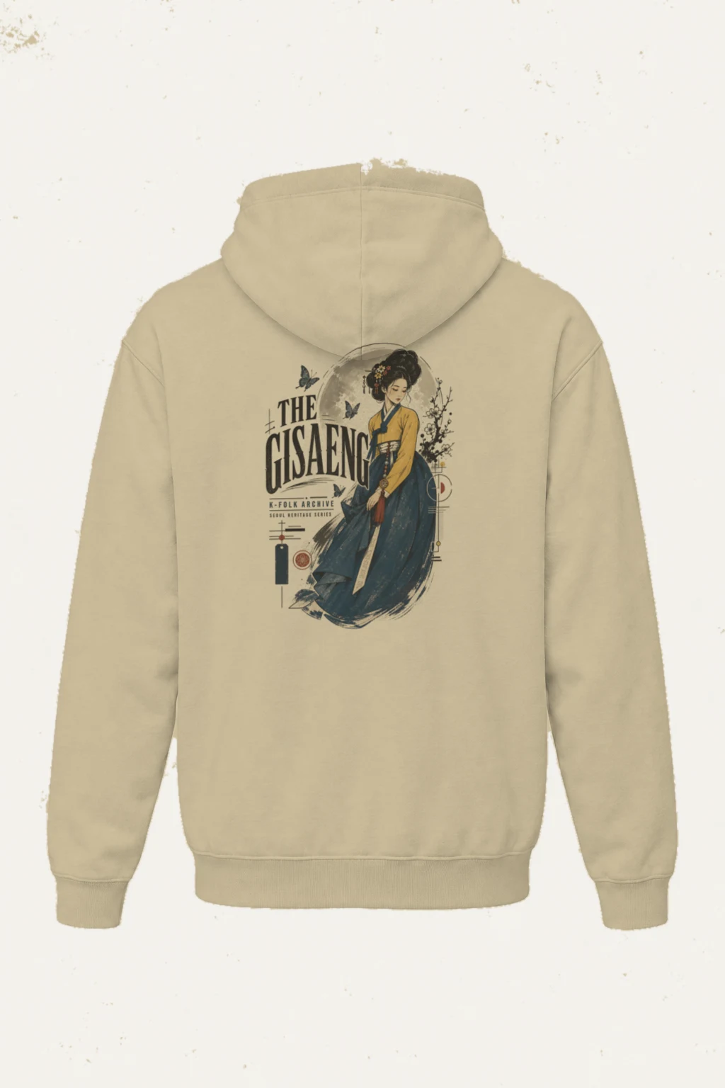 "K-Folk Archive" Heavy Blend Unisex Pullover Hoodie | Gildan 18500