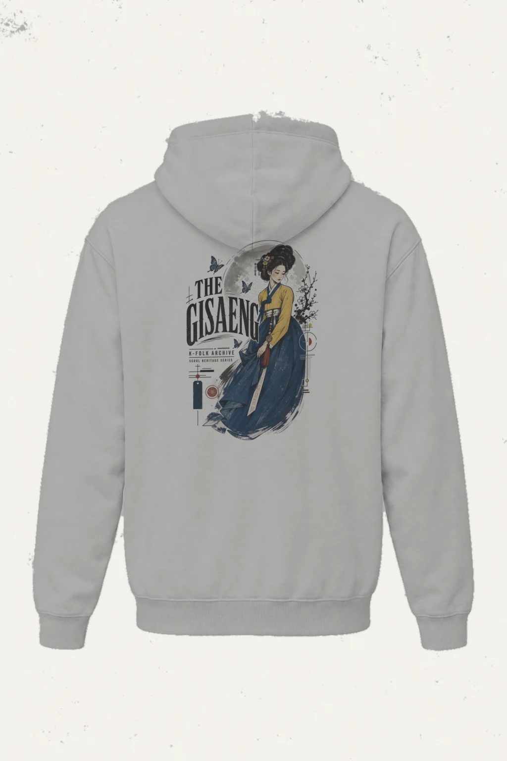 "K-Folk Archive" Heavy Blend Unisex Pullover Hoodie | Gildan 18500