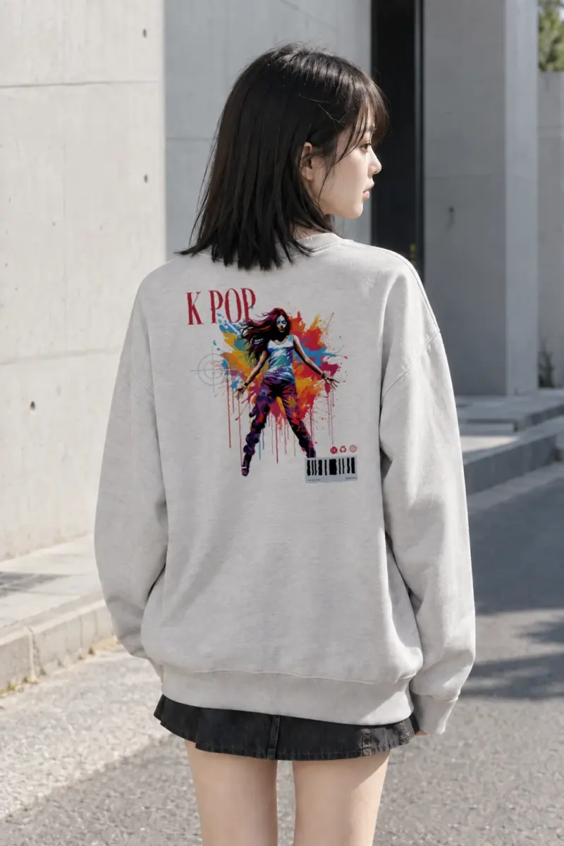 "K Pop Dance" Heavy Blend Unisex Crewneck Sweatshirt | Gildan 18000