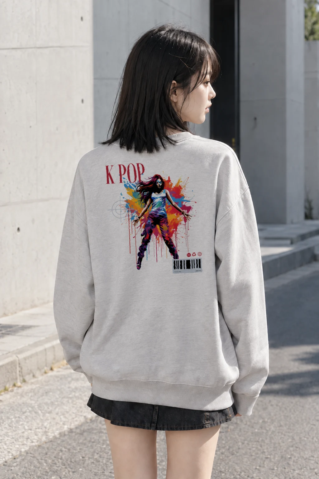 "K Pop Dance" Heavy Blend Unisex Crewneck Sweatshirt | Gildan 18000