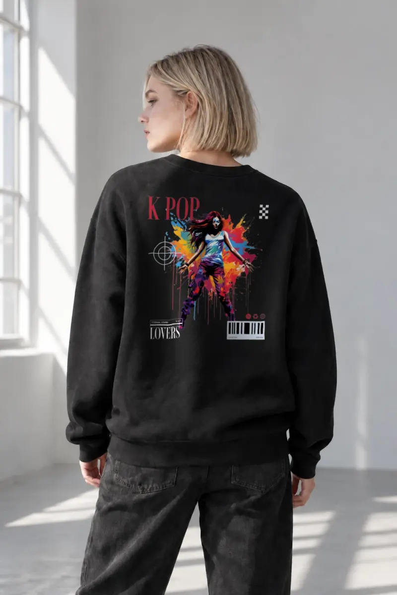 “K Pop Dance” Heavy Blend Unisex Crewneck Sweatshirt | Gildan 18000