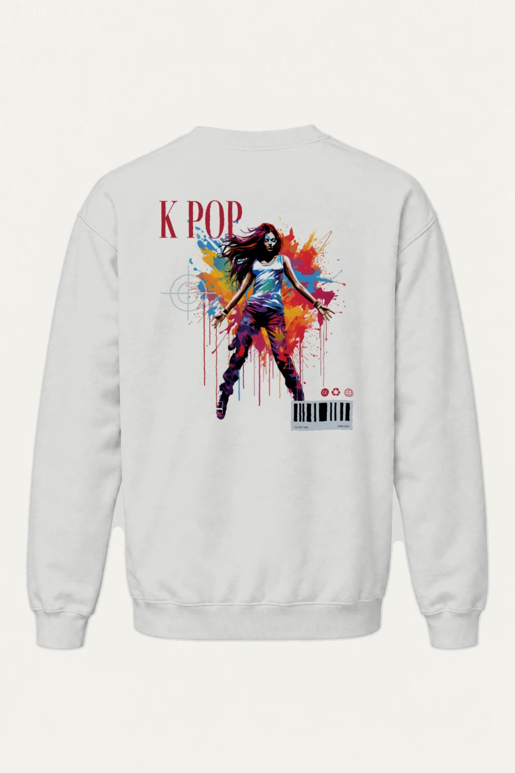 "K Pop Dance" Heavy Blend Unisex Crewneck Sweatshirt | Gildan 18000