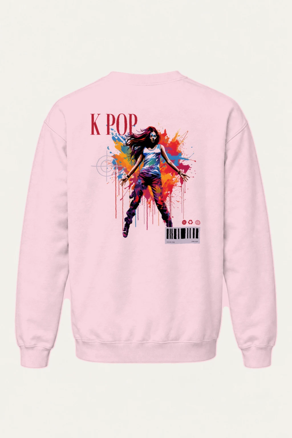 "K Pop Dance" Heavy Blend Unisex Crewneck Sweatshirt | Gildan 18000