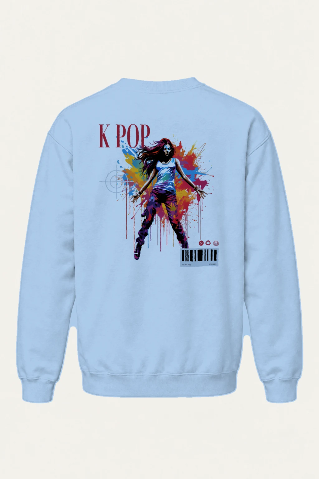 "K Pop Dance" Heavy Blend Unisex Crewneck Sweatshirt | Gildan 18000