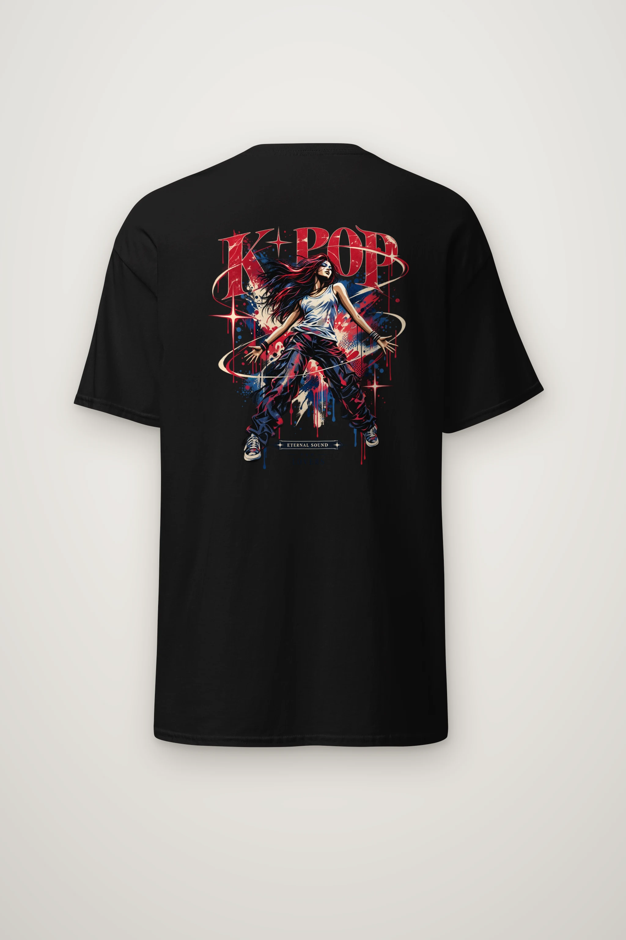 "K-Pop Eternal Sound" Heavyweight Unisex Crewneck T-shirt