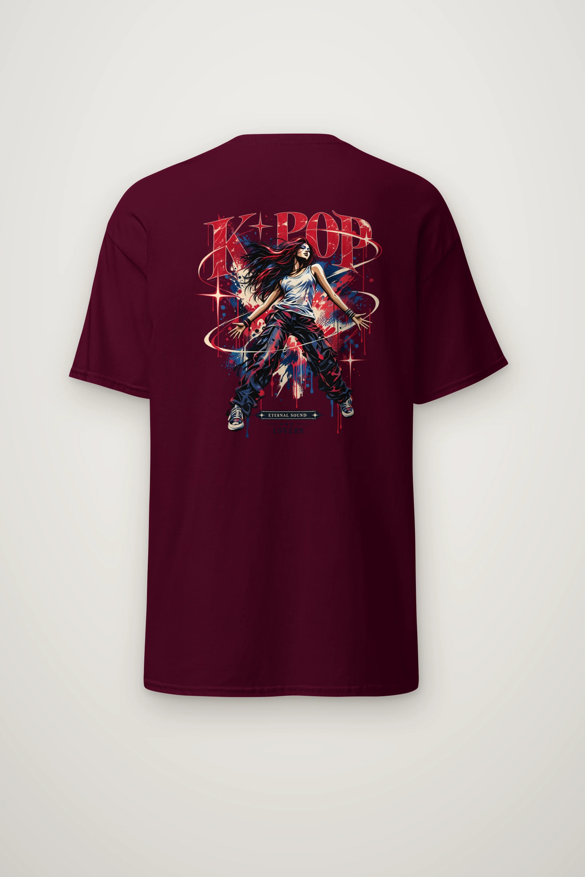 "K-Pop Eternal Sound" Heavyweight Unisex Crewneck T-shirt