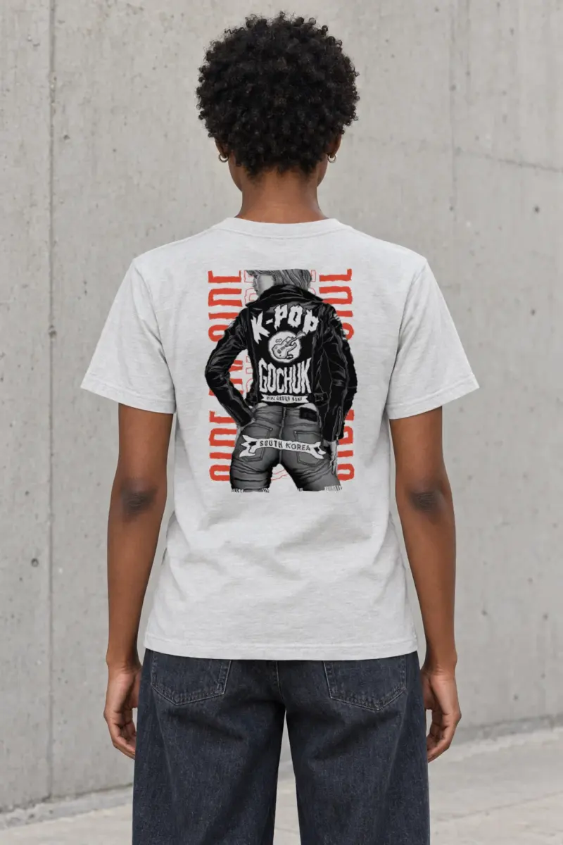 "K-Pop Rebellion" Heavyweight Unisex Crewneck T-shirt | Gildan 5000