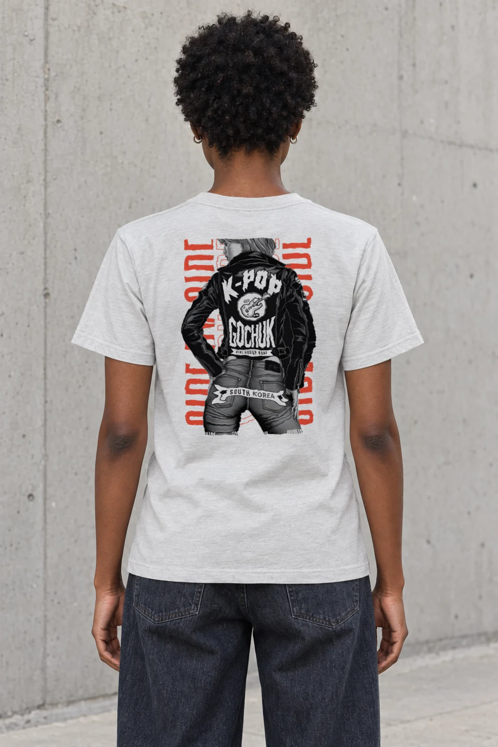 "K-Pop Rebellion" Heavyweight Unisex Crewneck T-shirt | Gildan 5000