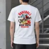 "Keep Faith Baseball" Heavyweight Unisex Crewneck T-shirt