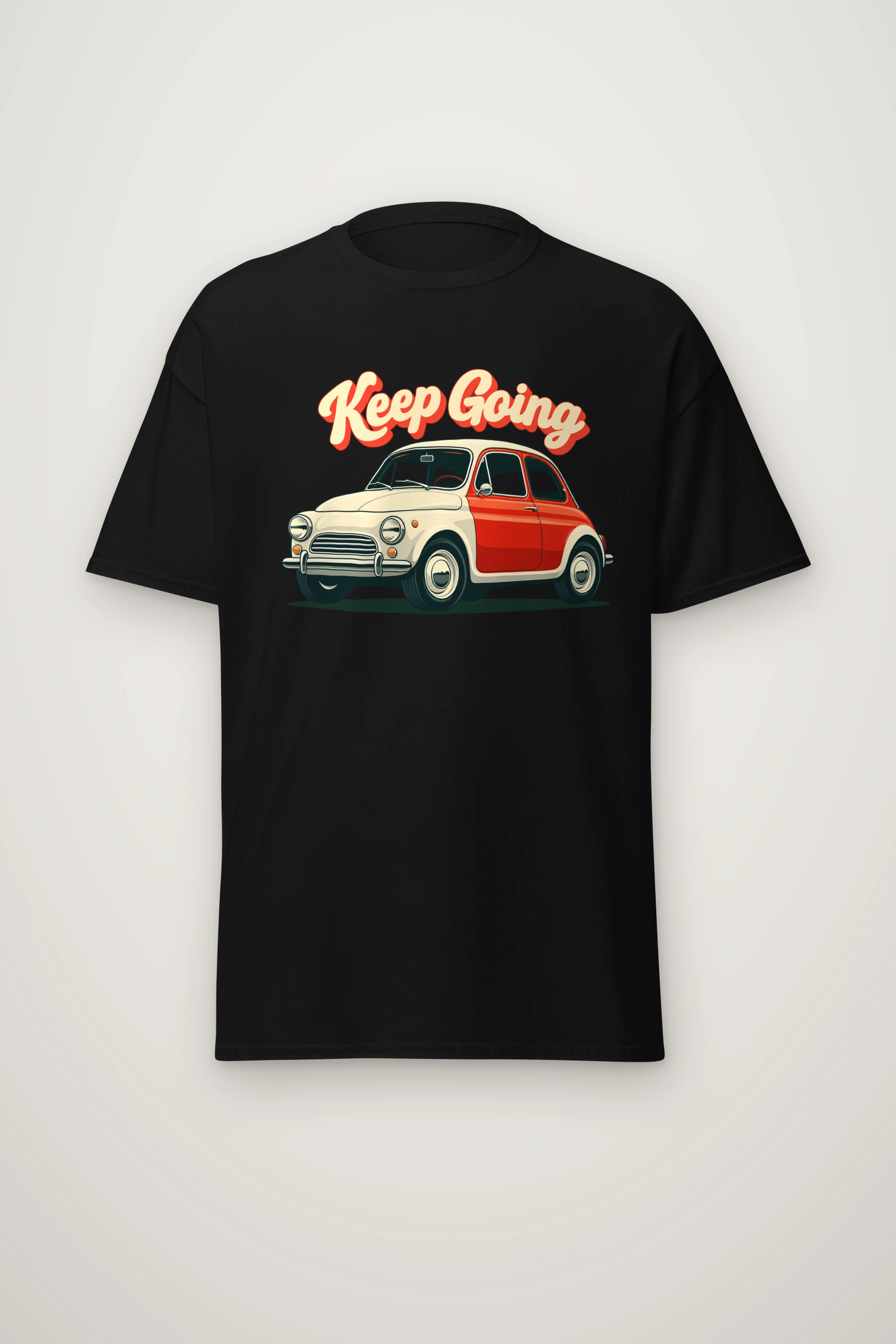 "Keep Going Car" Heavyweight Unisex Crewneck T-shirt